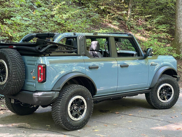 2021-up Ford Bronco Retro Special Decor Style Side Graphics Kit (Above Body Line)