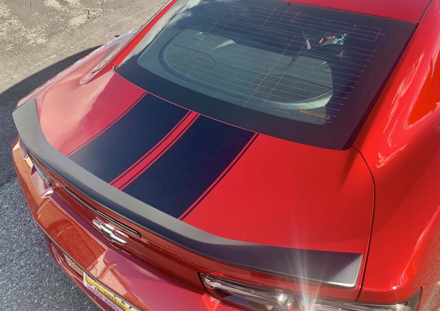 2019 - up Camaro Coupe Factory Style Dual Rally Stripes SS RS LT V8 V6 Turbo 4