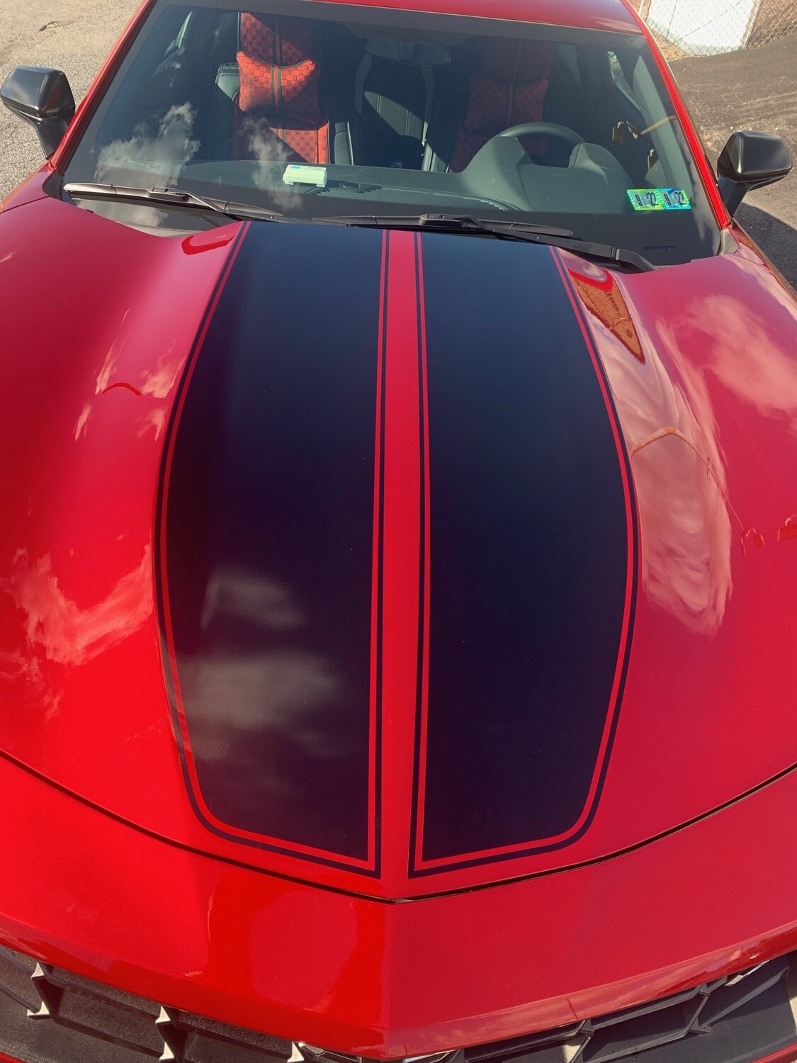 2019 - up Camaro Coupe Factory Style Dual Rally Stripes SS RS LT V8 V6 Turbo 4