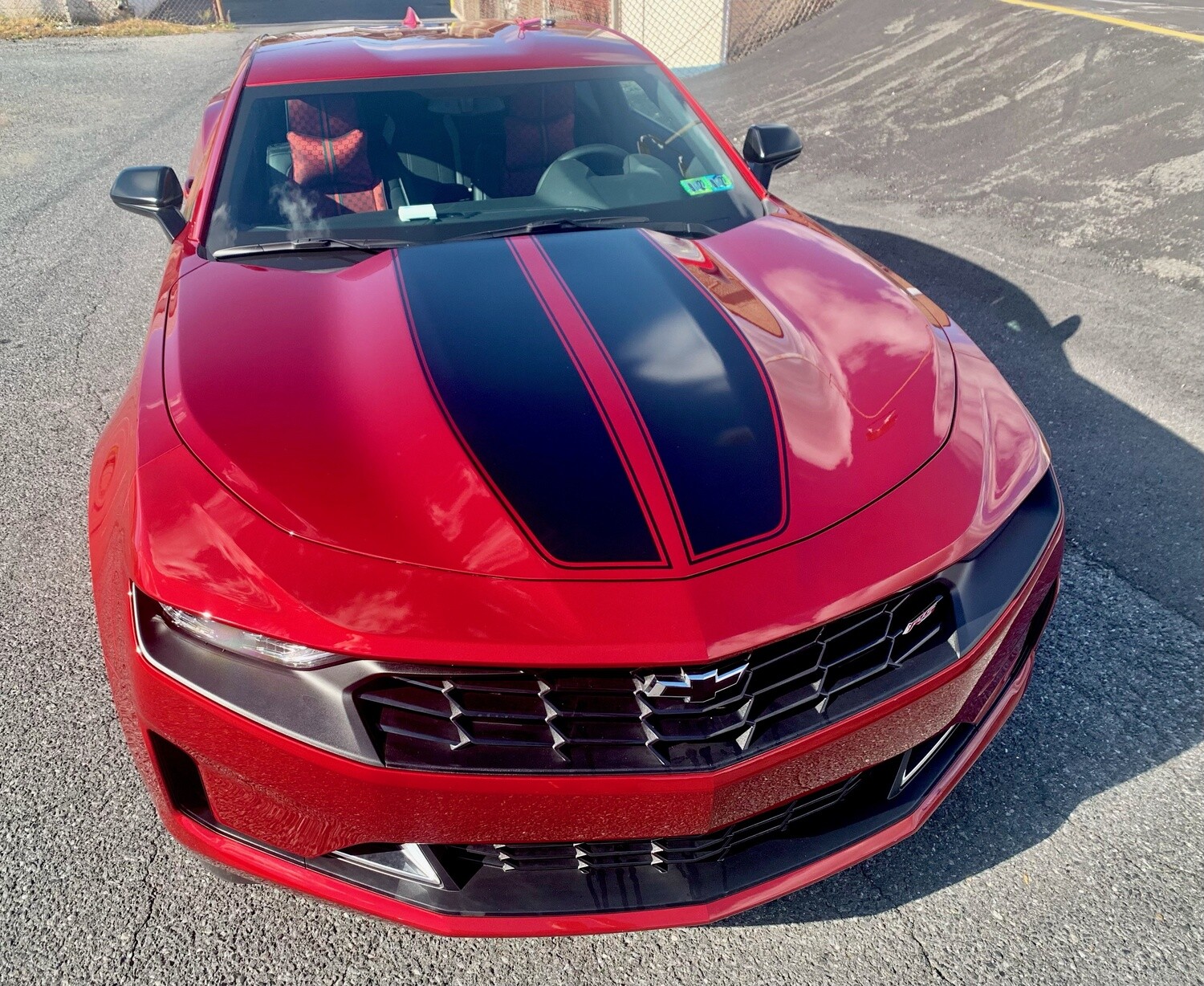 2019 - up Camaro Coupe Factory Style Dual Rally Stripes SS RS LT V8 V6 Turbo 4