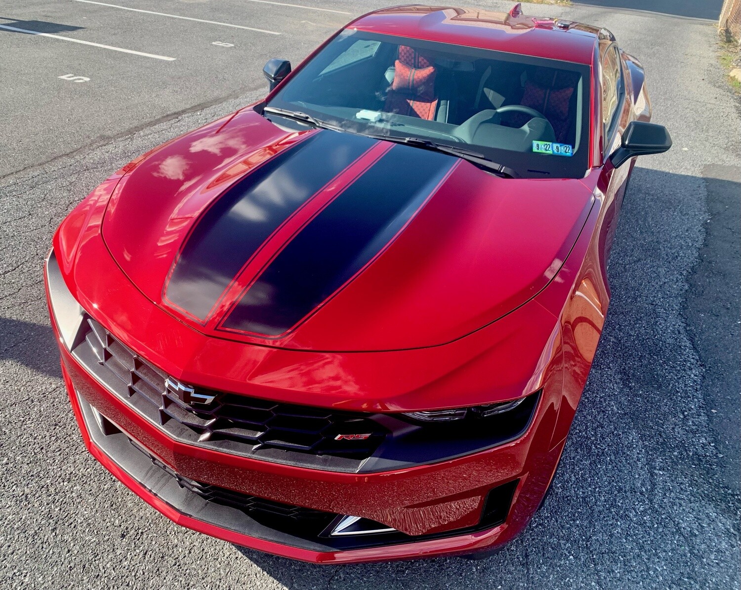 2019 - up Camaro Coupe Factory Style Dual Rally Stripes SS RS LT V8 V6 Turbo 4