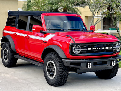 2021-up Ford Bronco Retro Special Decor Style Side Graphics Kit (Below Body Line) 2021-up Ford Bronco Retro Special Decor Style Side Graphics Kit (Below Body Line)