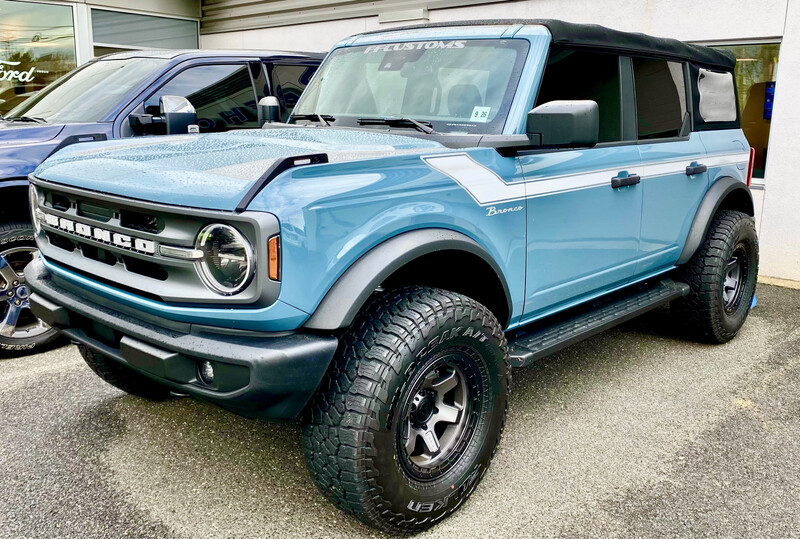 2021-up Ford Bronco Retro Special Decor Style SIDE Graphics Kit (Below Body Line)