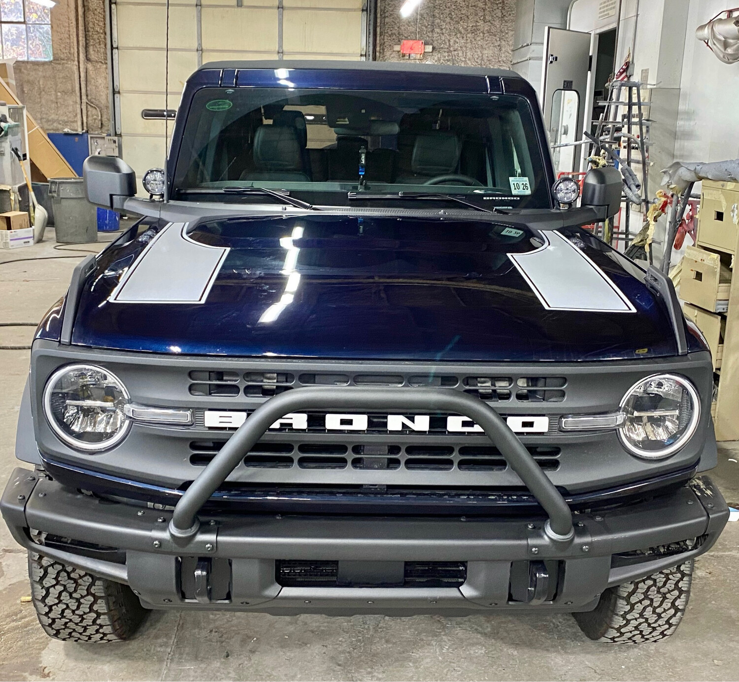 2021-up Ford Bronco Outer Hood Blackout Graphics Kit