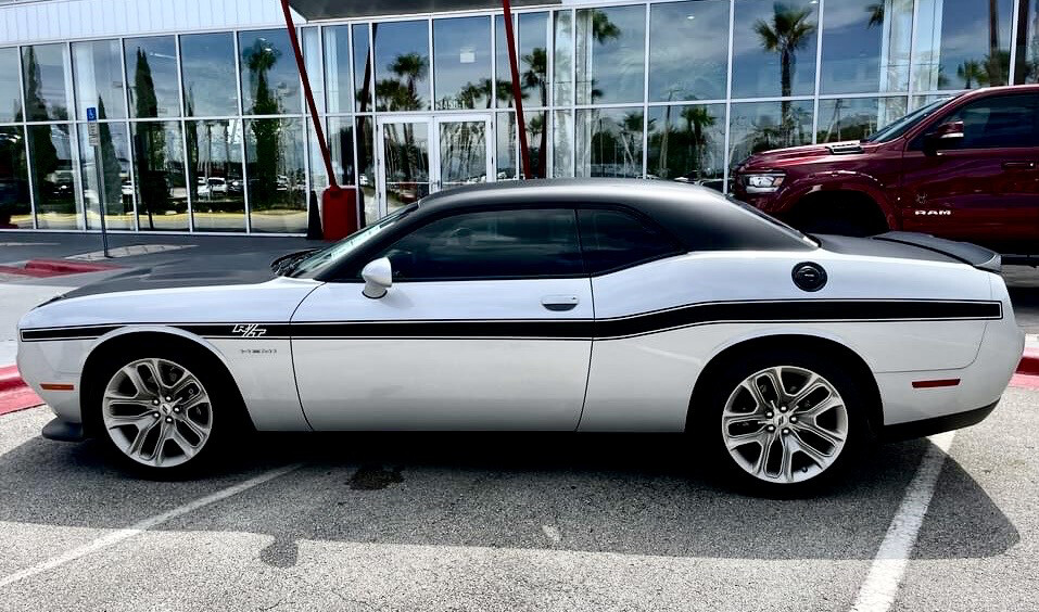 2008 - Up Dodge Challenger "1970 R/T Style" Full Length Lower Bodyline Side Stripe Kit