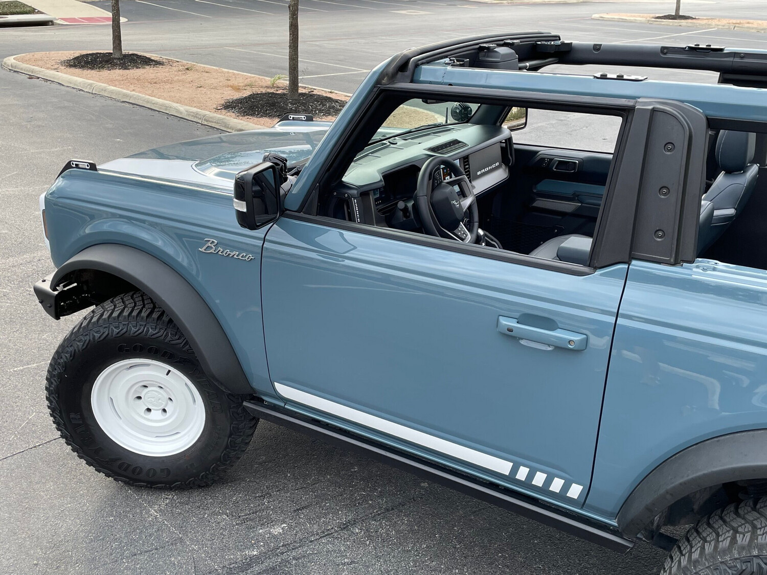 2021-up Ford Bronco FE Inspired Rocker Stripe Side Graphics Kit
