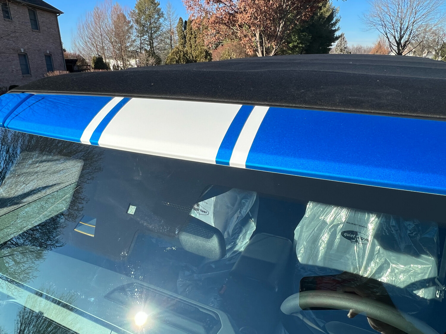 2021-up Ford Bronco Wide Rally Stripe Vinyl Graphics Kit