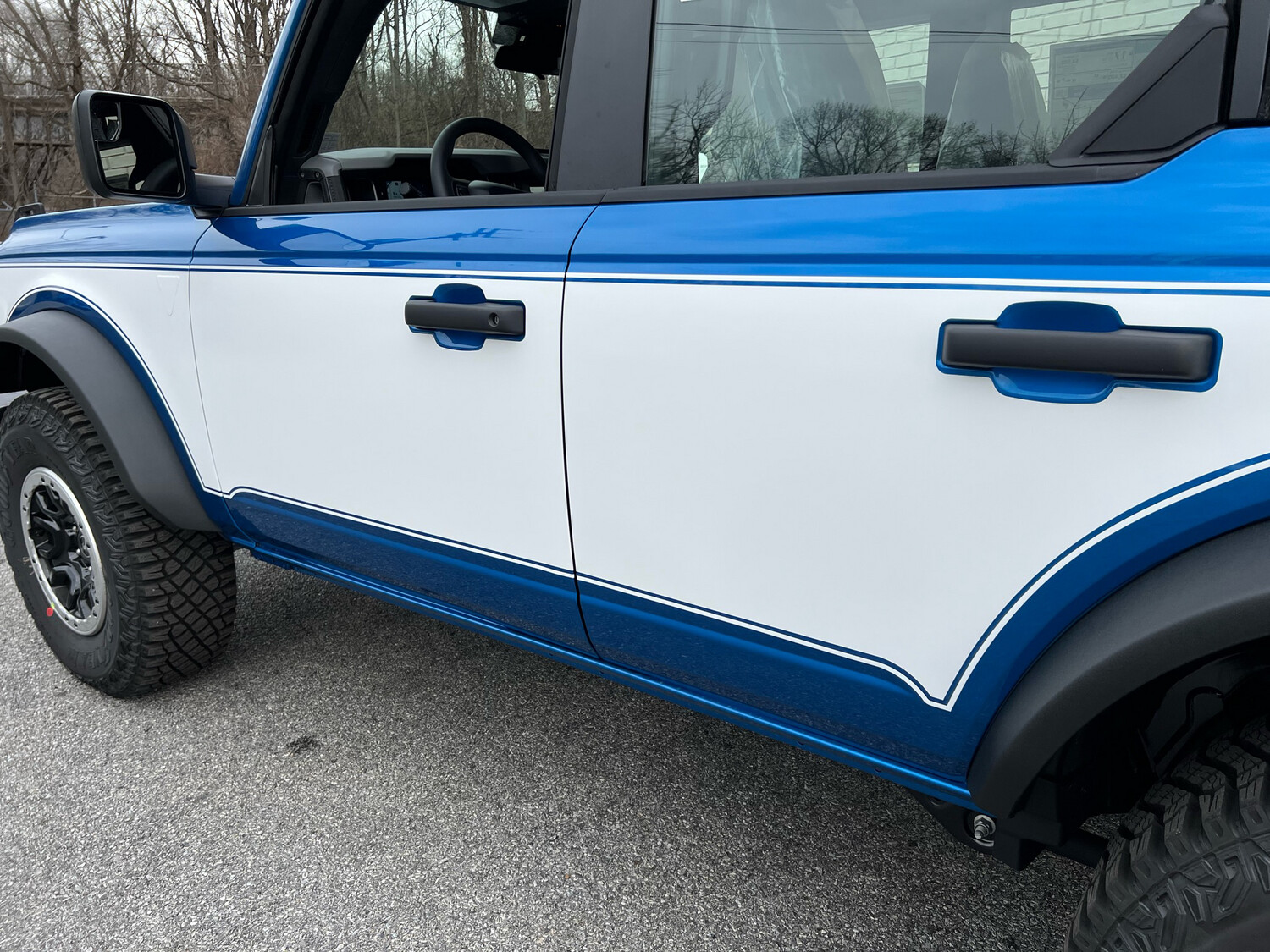 2021-up Ford Bronco Two Tone Center Body Graphics