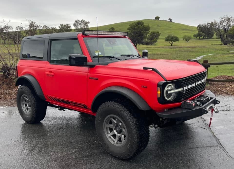 2021-up Ford Bronco Rocker Stripe Side Graphics Kit #3