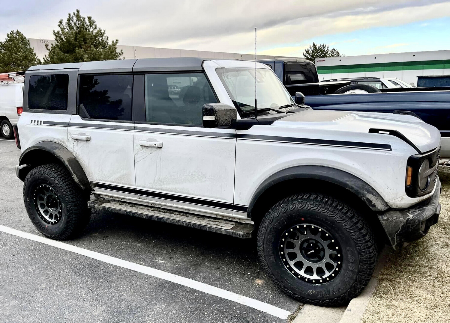 2021-up Ford Bronco Rocker Stripe Side Graphics Kit