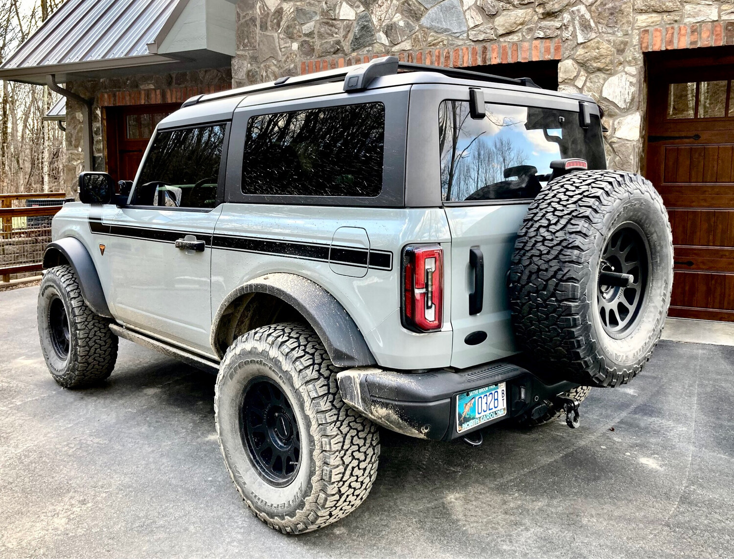 2021-up Ford Bronco Retro Special Decor Style SIDE Graphics Kit (Below Body Line)