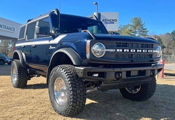 2021-up Ford Bronco Retro Special Decor Style Side Graphics Kit (Centered on Body Line)
