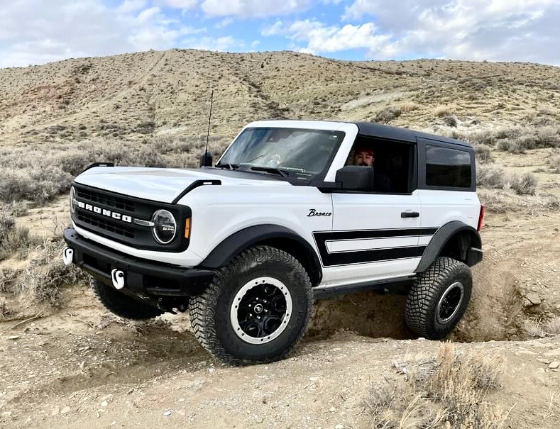 2021-up Ford Bronco Retro Explorer Style Side Graphics Kit