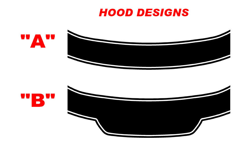 2021-up Ford Bronco Retro Special Decor Style Side/Hood Graphics Kit (Centered on Body Line)