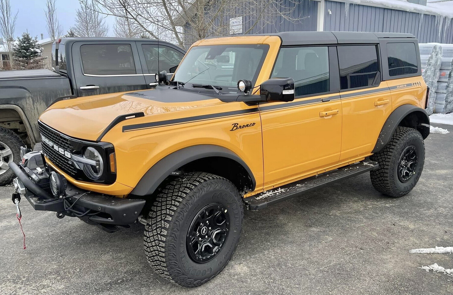 2021-up Ford Bronco Full Length FE Style Upper Side Stripe Kit