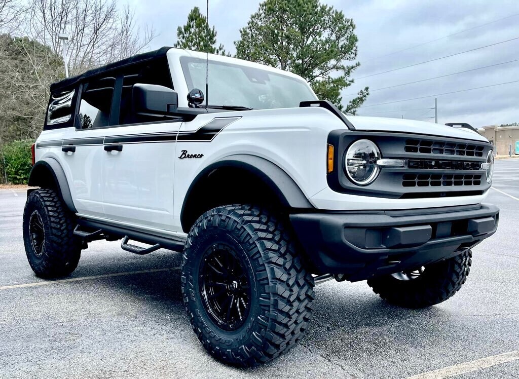 2021-up Ford Bronco Retro Special Decor Style Side Graphics Kit (Centered on Body Line)