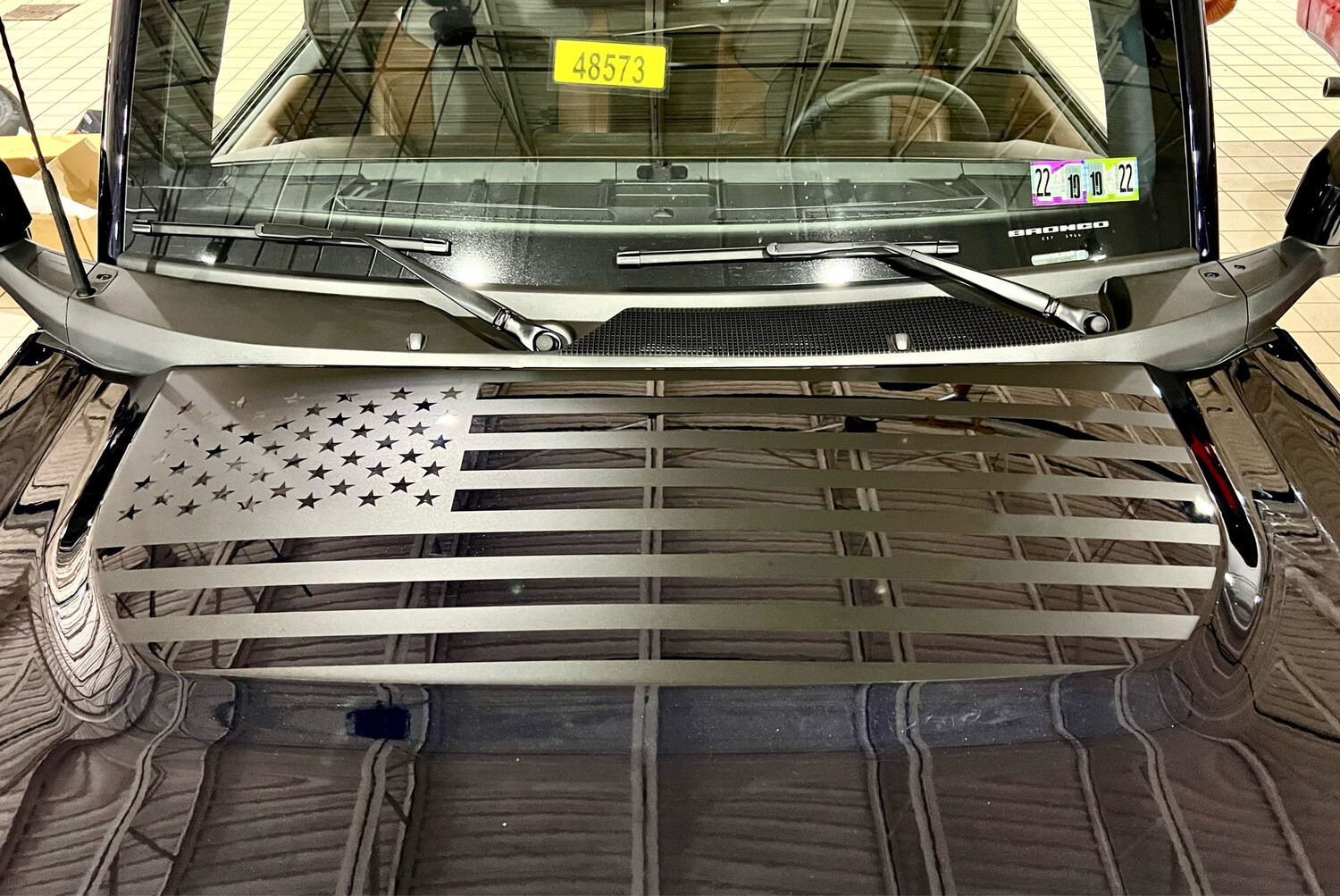 2021-up Ford Bronco Hood Bump Vinyl Graphics Kit