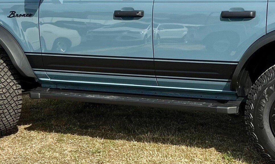 2021-up Ford Bronco SuperWide Rocker Stripe Side Graphics Kit