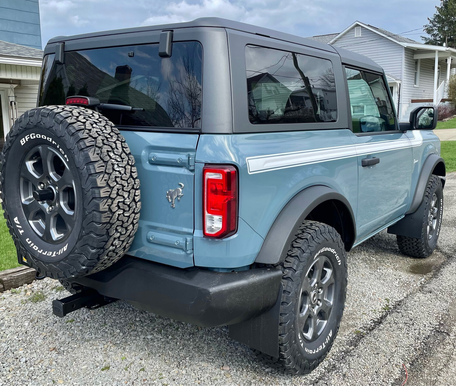 2021-up Ford Bronco Retro Special Decor Style Side Graphics Kit (Centered on Body Line)