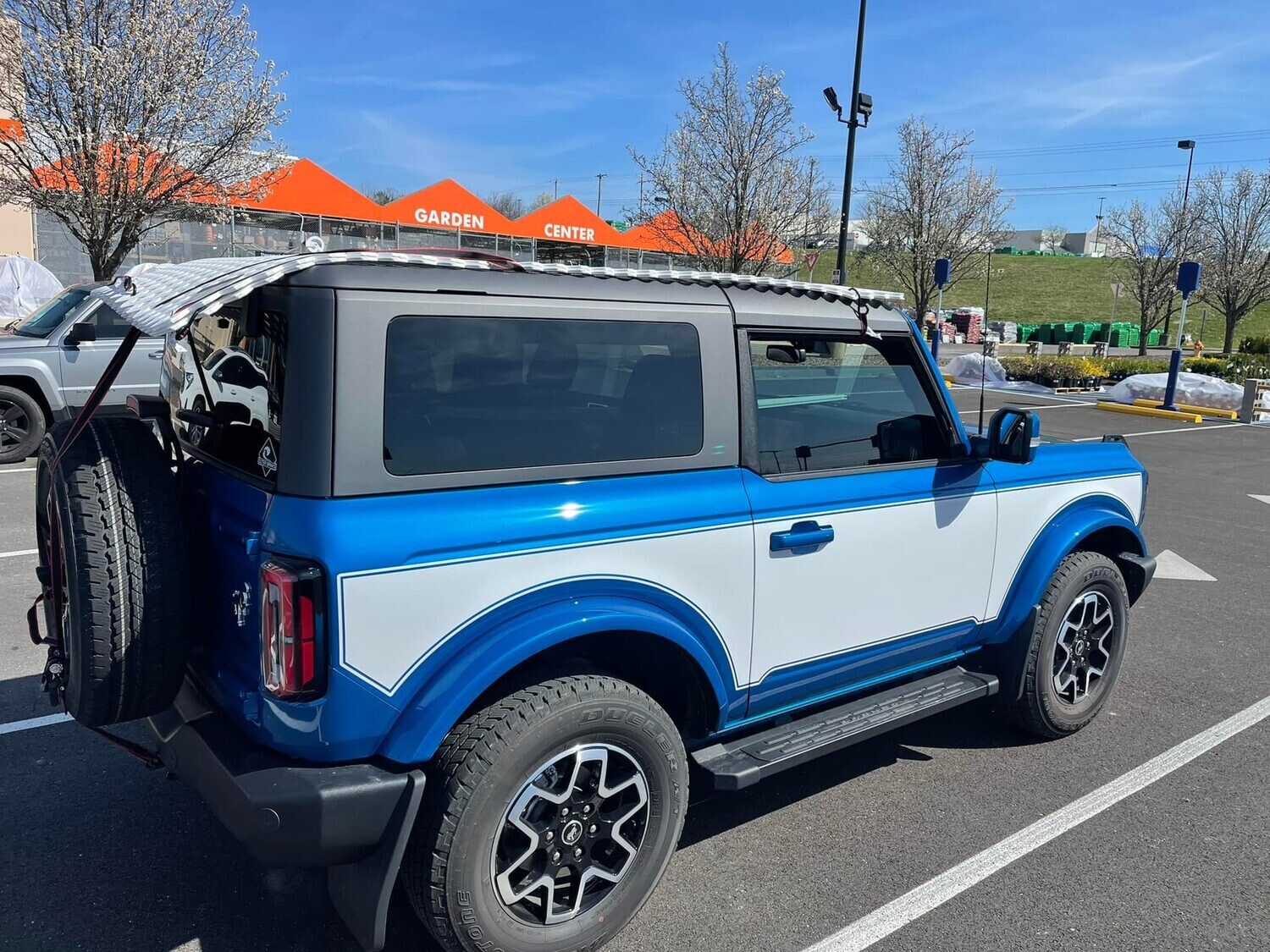 2021-up Ford Bronco Two Tone Center Body Graphics