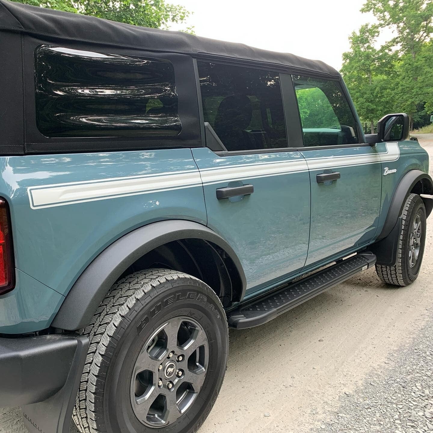 2021-up Ford Bronco Retro Special Decor Style Side Graphics Kit (Centered on Body Line)