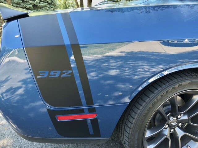 2008 - Up Dodge Challenger Scat Pack Style Tail Stripes