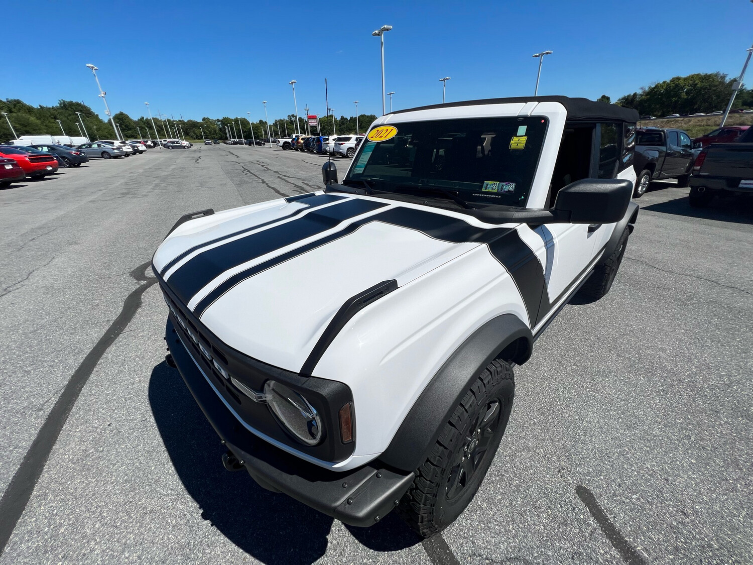 2021-up Ford Bronco Retro 70 Boss Mustang Style Full Graphics Kit