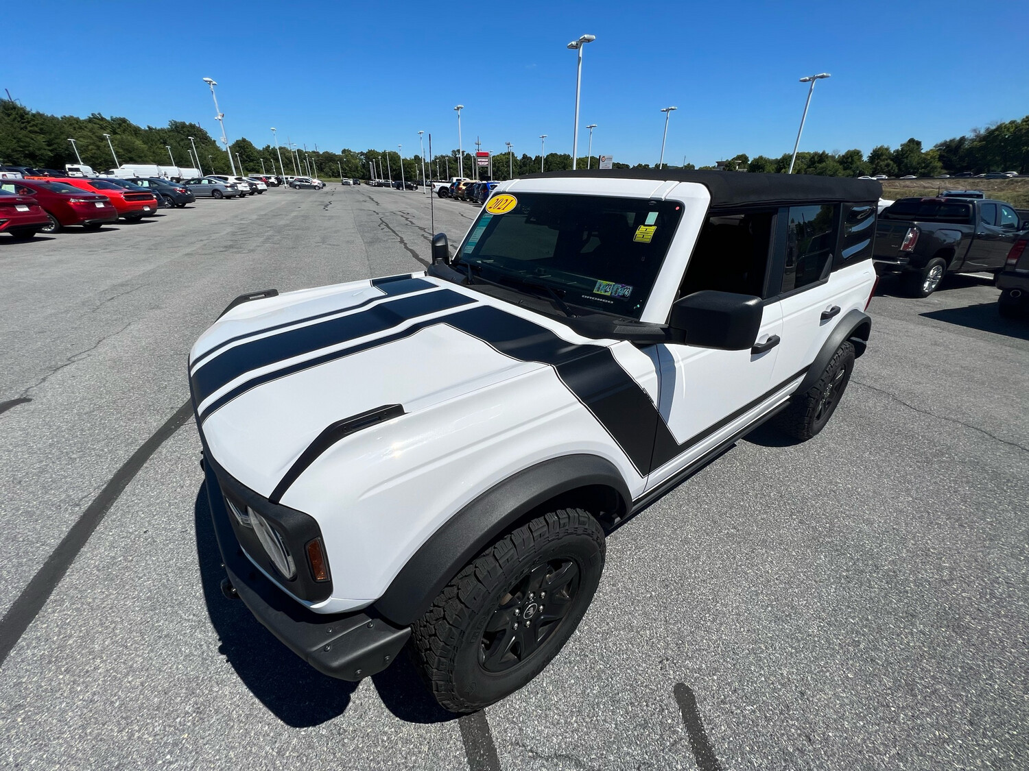 2021-up Ford Bronco Retro 70 Boss Mustang Style Full Graphics Kit
