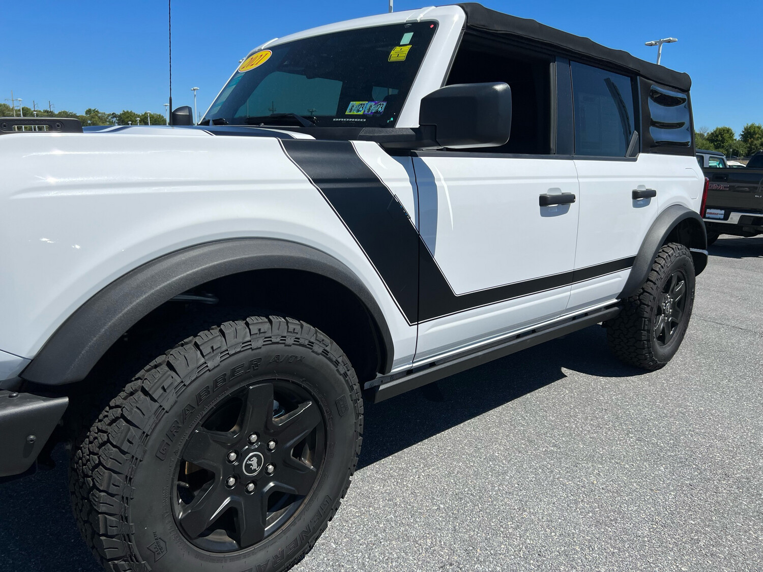 2021-up Ford Bronco Retro 70 Boss Mustang Style Full Graphics Kit