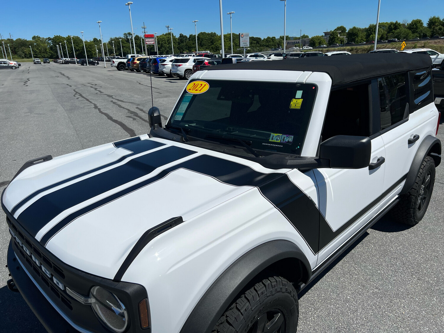 2021-up Ford Bronco Retro 70 Boss Mustang Style Full Graphics Kit