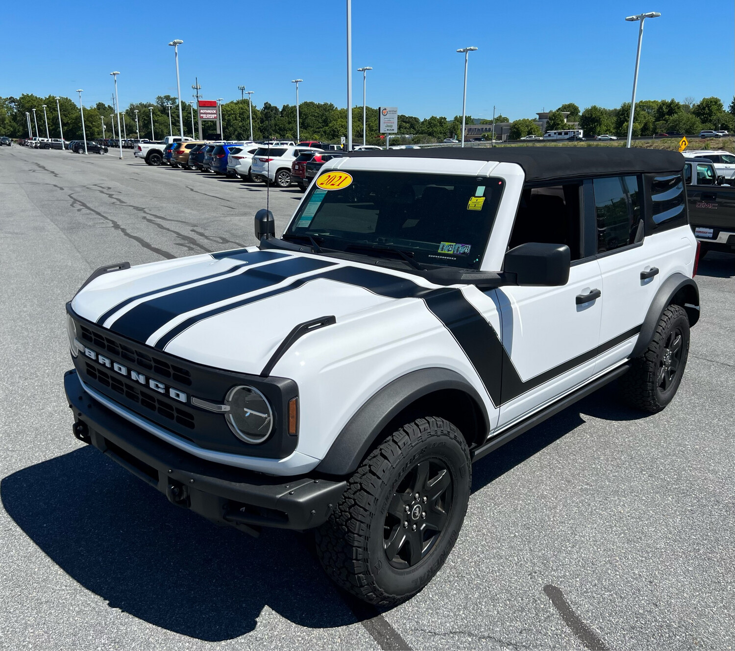 2021-up Ford Bronco Retro 70 Boss Mustang Style Full Graphics Kit