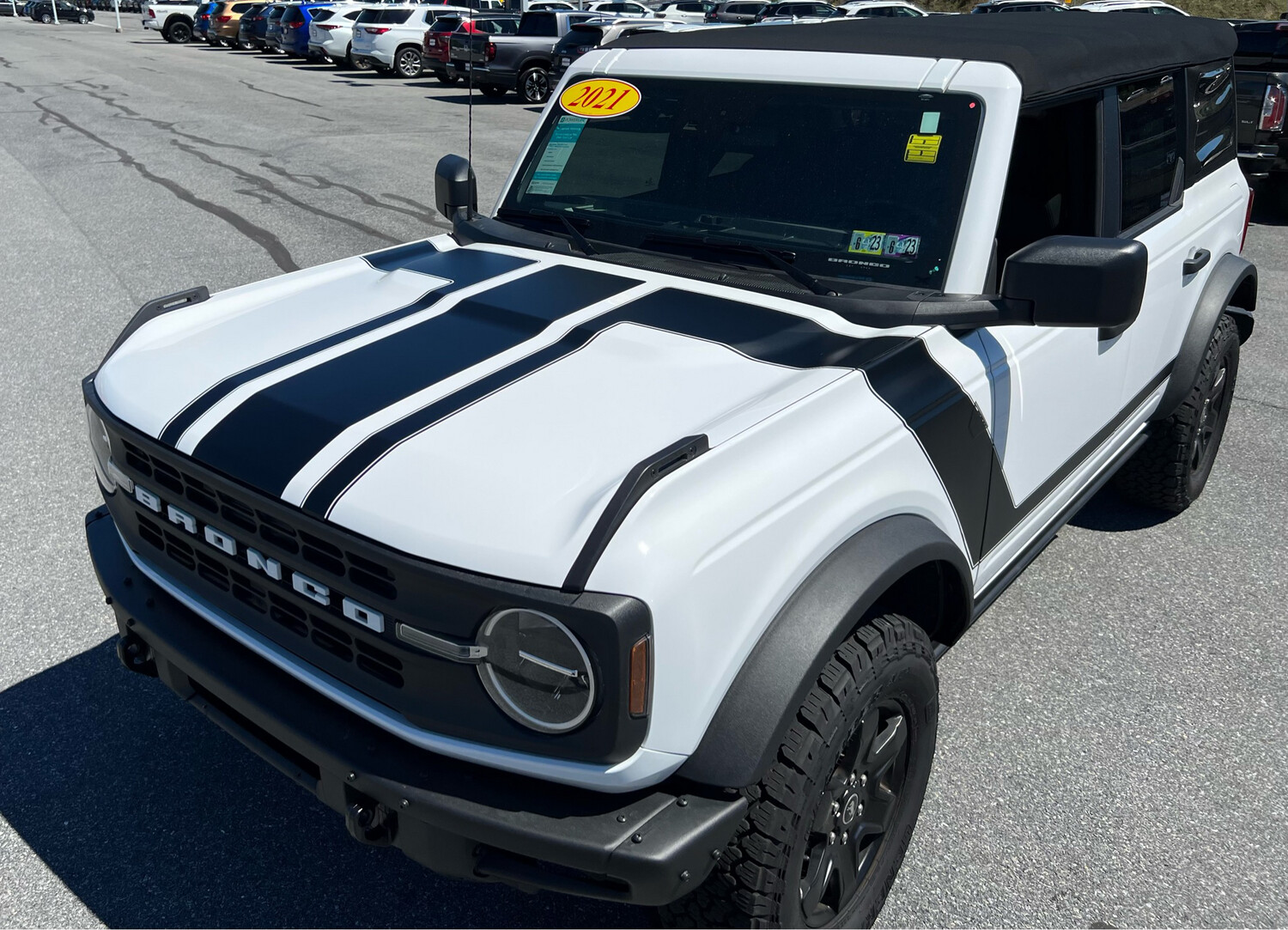 2021-up Ford Bronco Retro 70 Boss Mustang Style Full Graphics Kit
