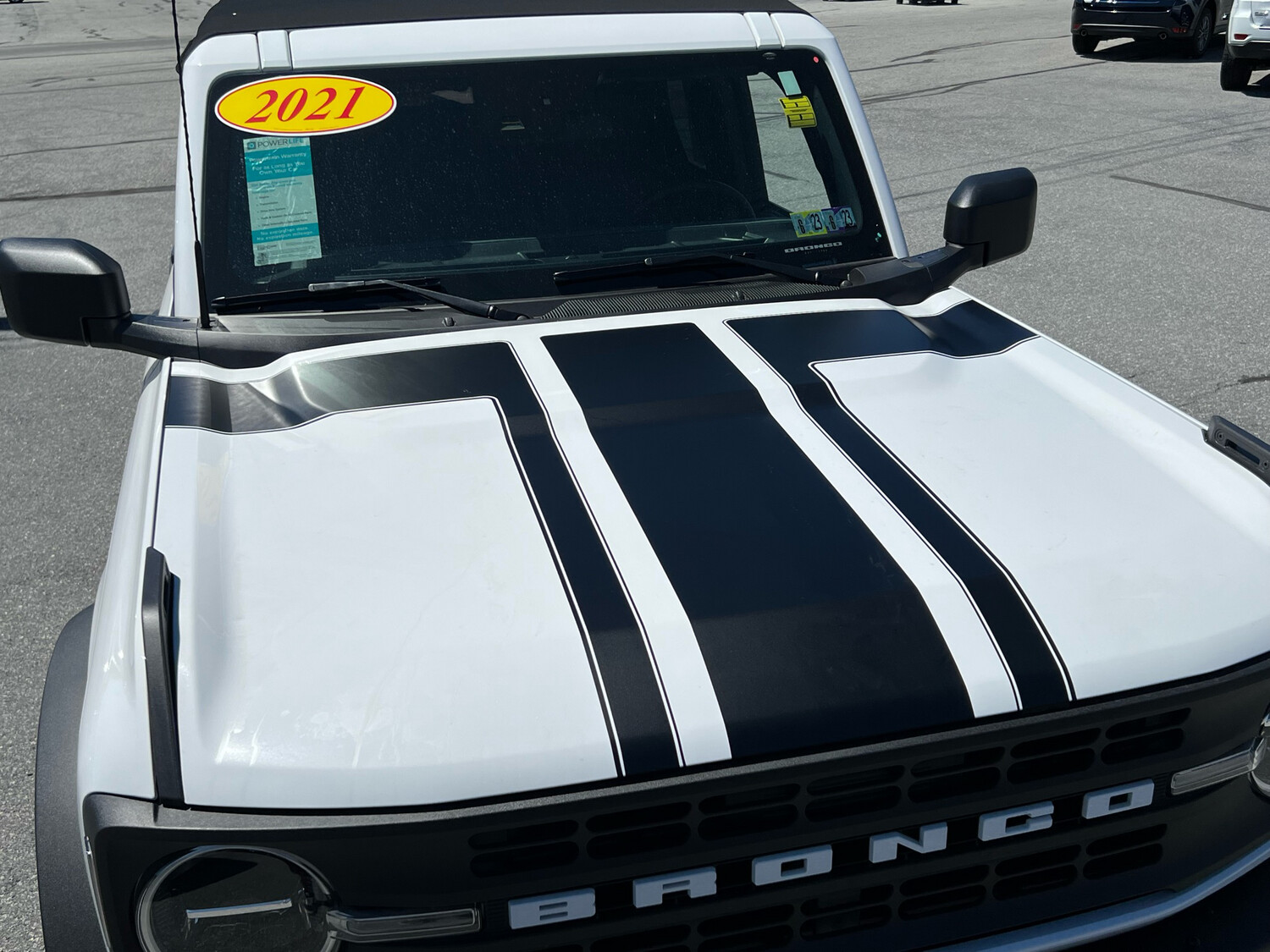 2021-up Ford Bronco Retro 70 Boss Mustang Style Full Graphics Kit