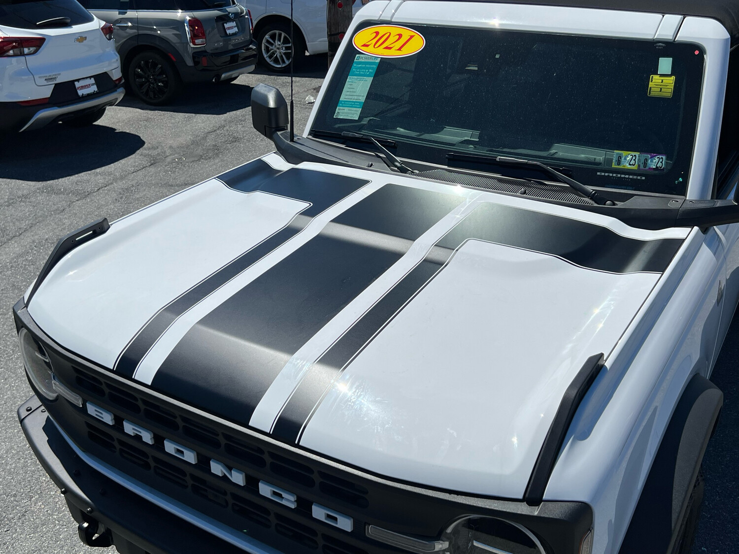 2021-up Ford Bronco Retro 70 Boss Mustang Style Full Graphics Kit