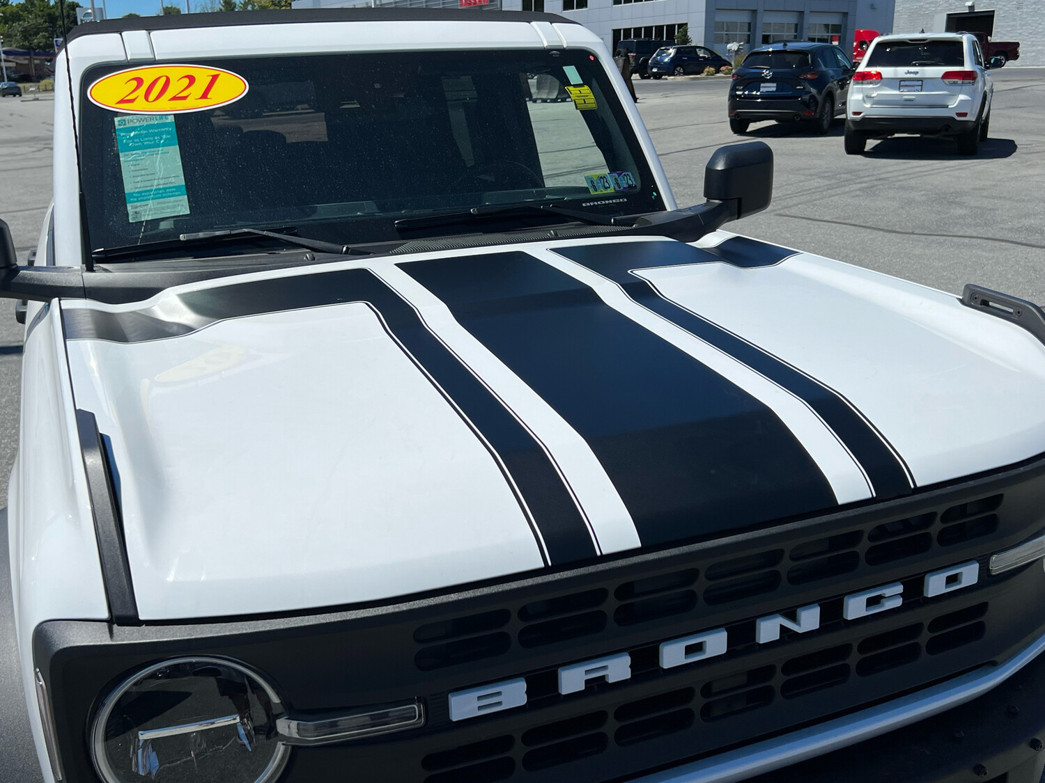 2021-up Ford Bronco Retro 70 Boss Mustang Style Full Graphics Kit
