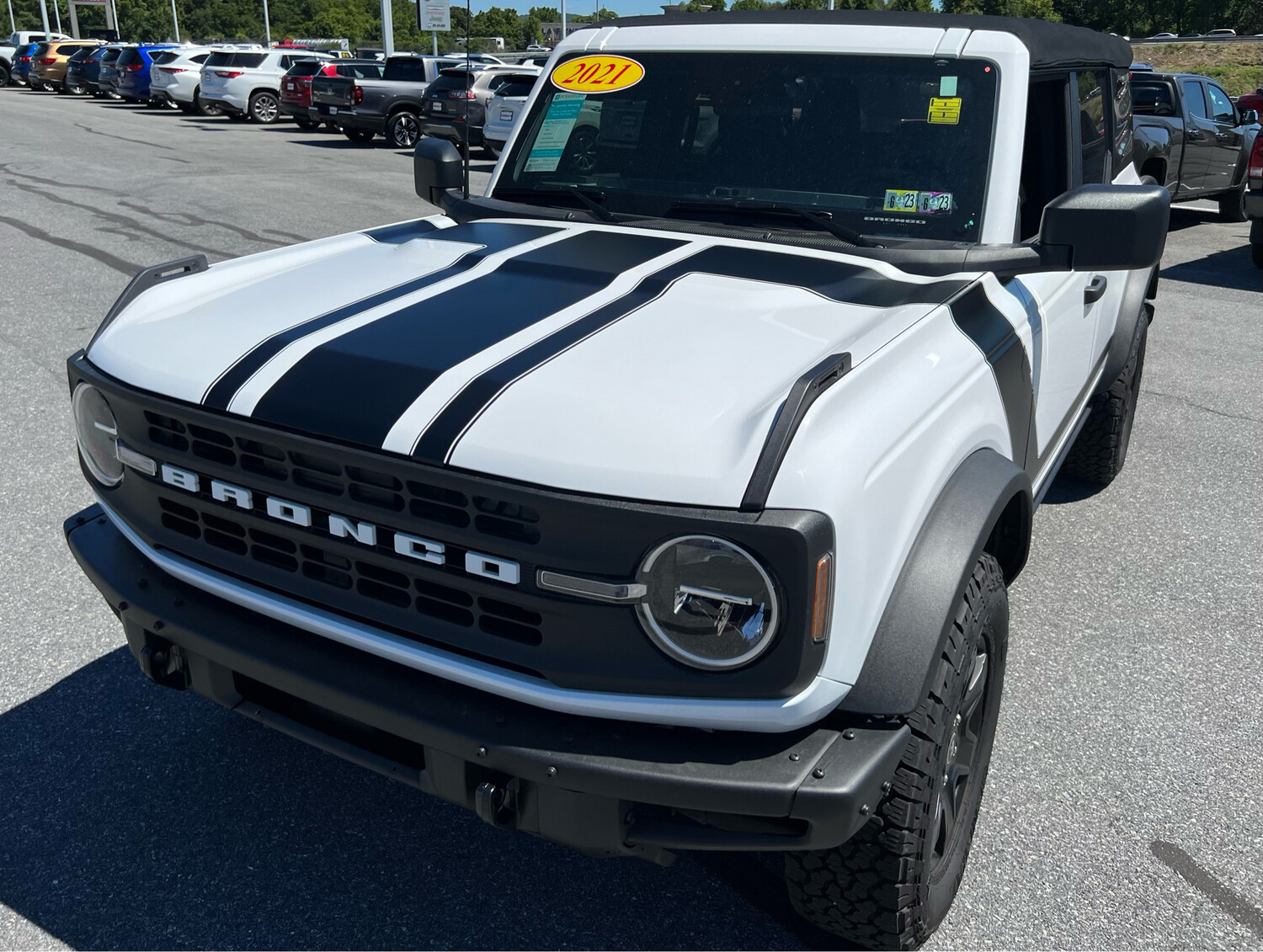 2021-up Ford Bronco Retro 70 Boss Mustang Style Full Graphics Kit