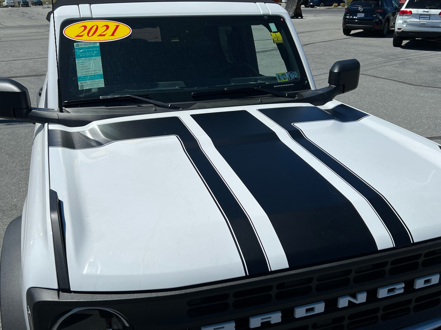2021-up Ford Bronco Retro 70 Boss Mustang Style Full Graphics Kit