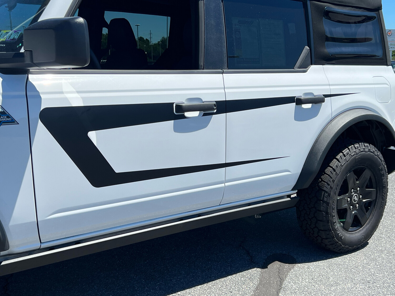 2021-up Ford Bronco Small "H" Style Velocity C Stripes