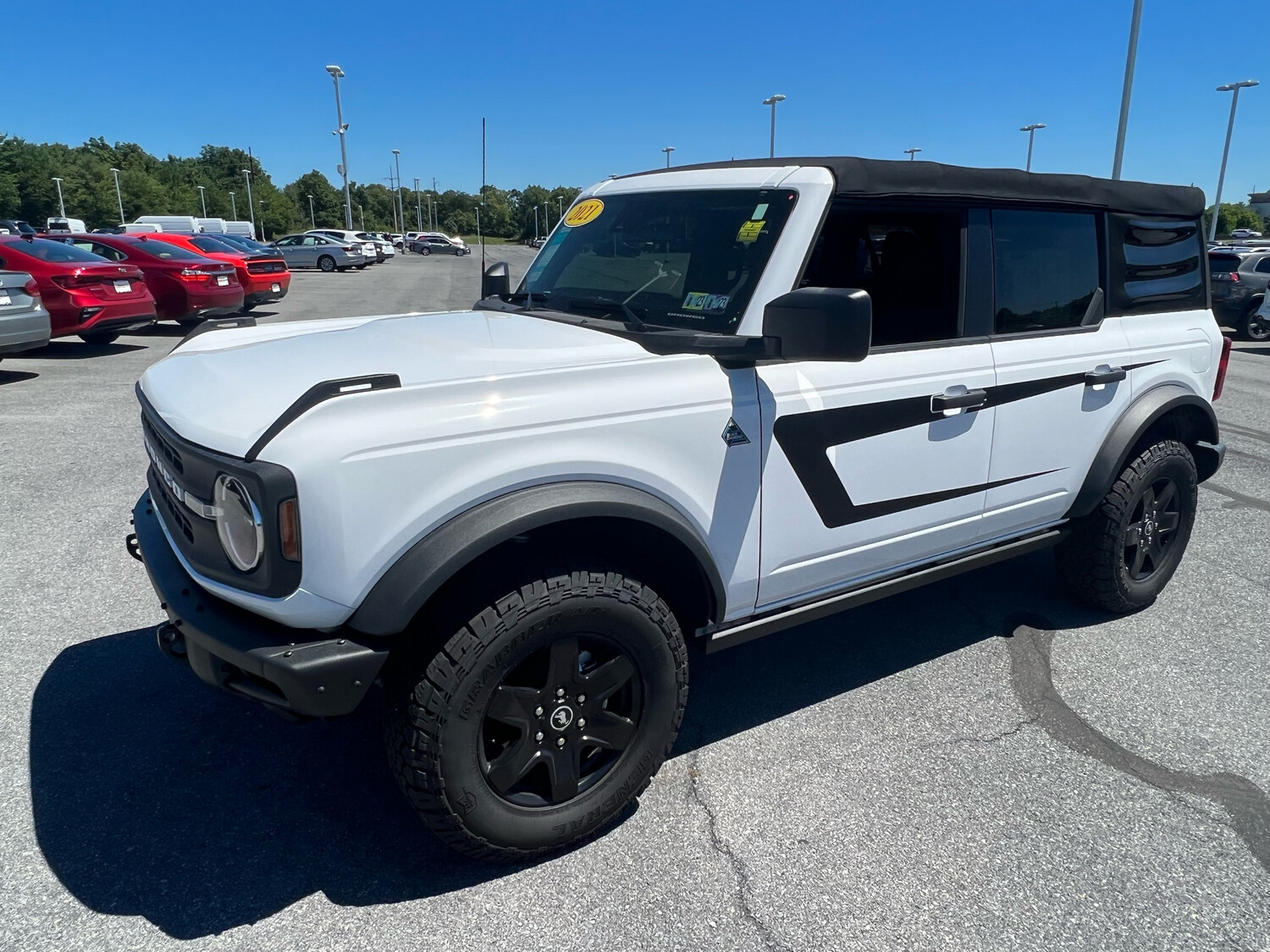 2021-up Ford Bronco Small "H" Style Velocity C Stripes
