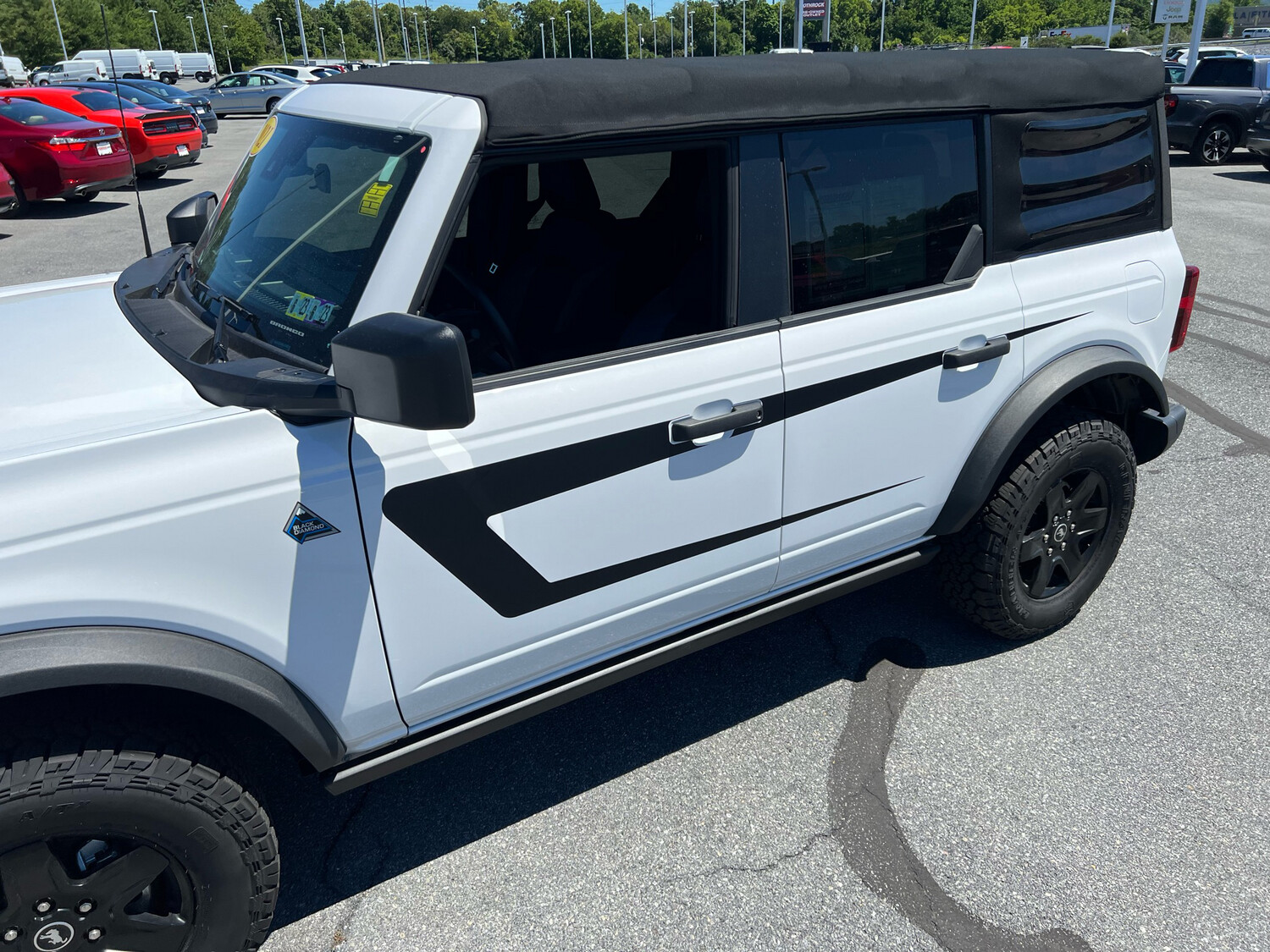2021-up Ford Bronco Small "H" Style Velocity C Stripes