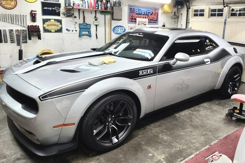 2008 - Up Dodge Challenger T/A Style Side Stripe Graphics Kit