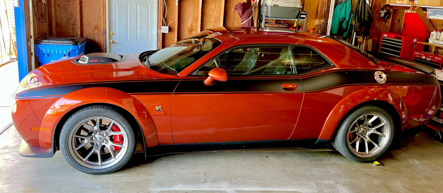2008 - Up Dodge Challenger Full Body Length Upper Side Stripes