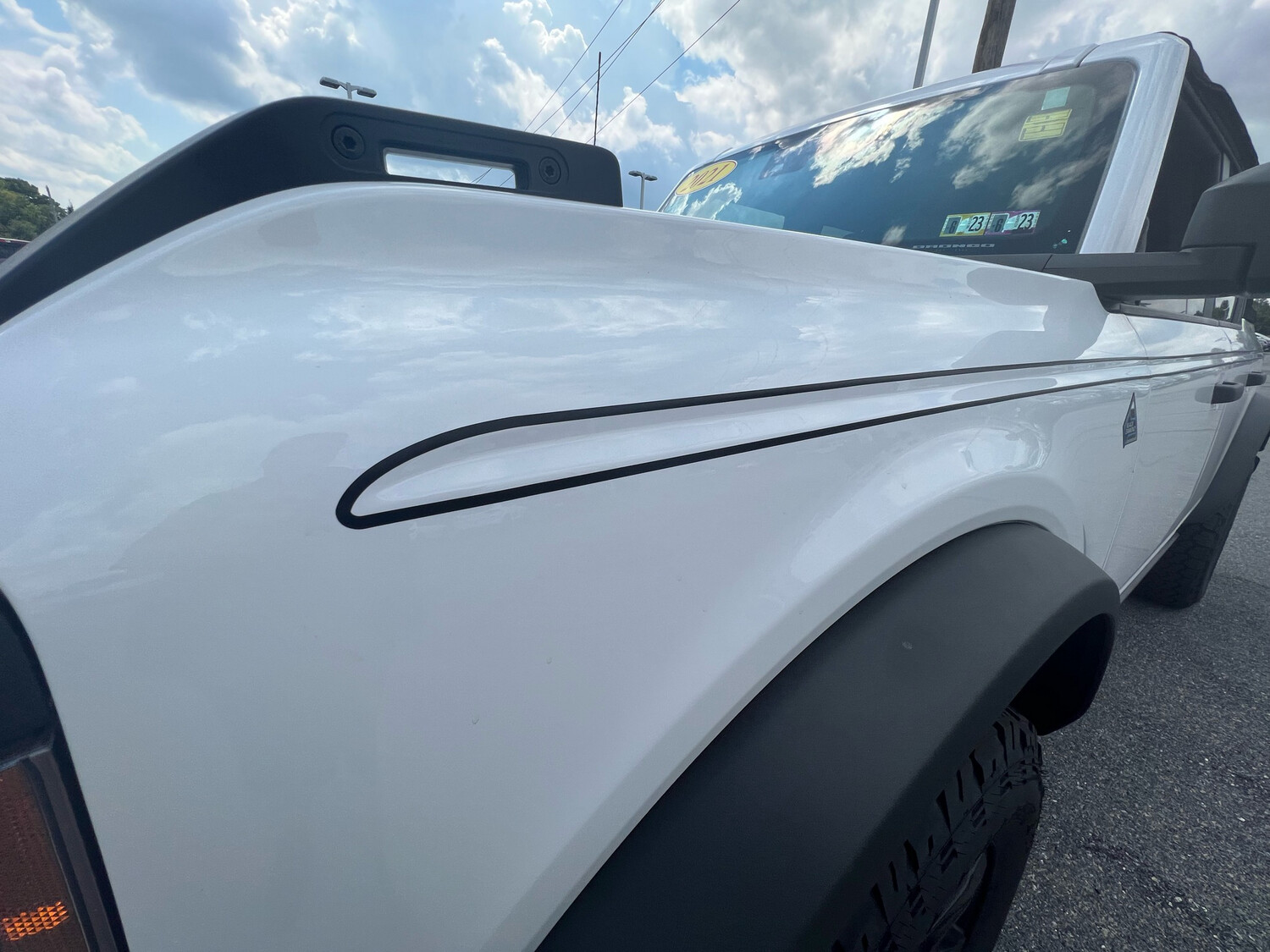 2021-up Ford Bronco Body Crease Accent Pinstripe Heritage Style Stripe