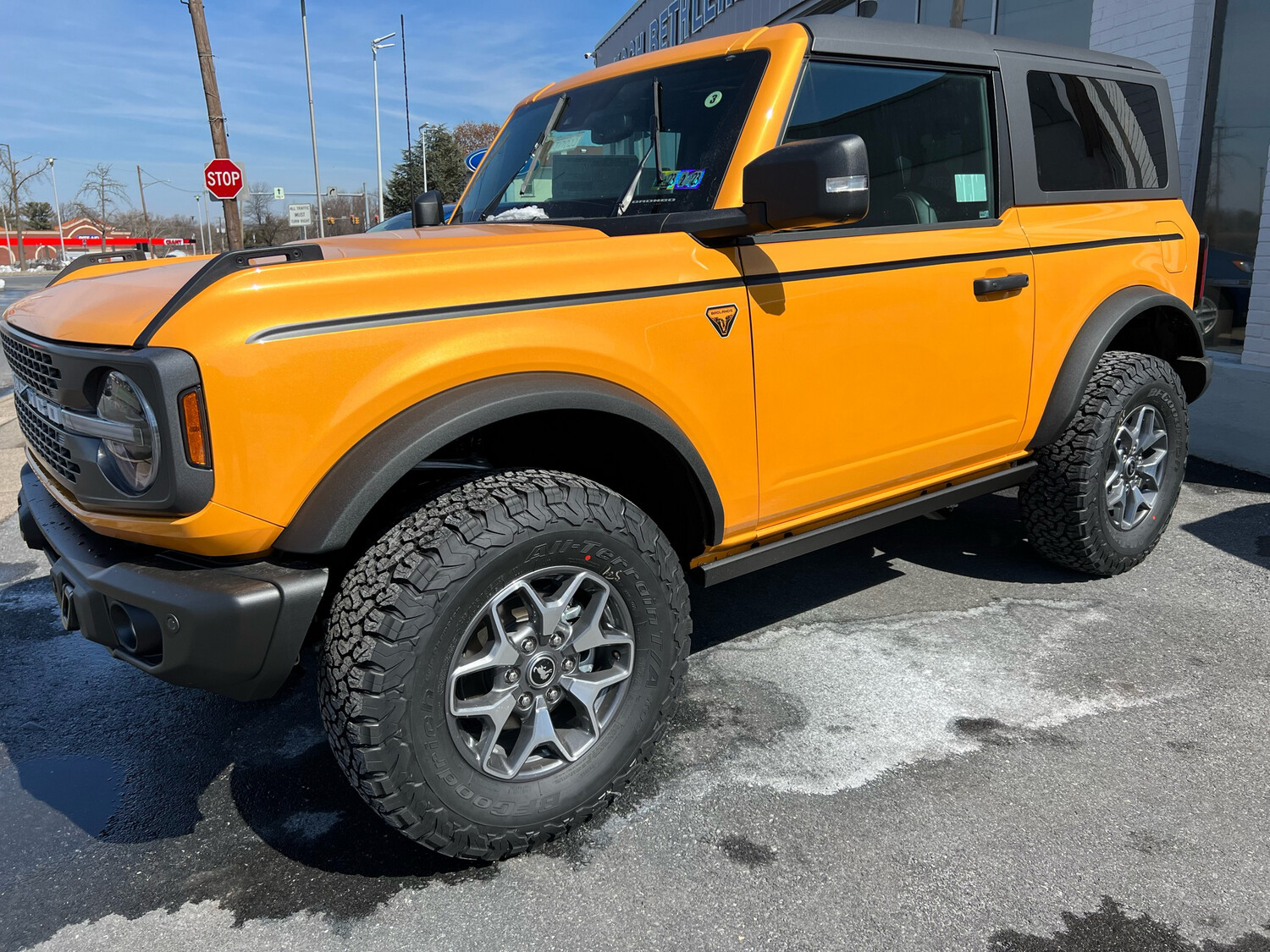 2021-up Ford Bronco UPPER Body Crease Heritage Style Stripe