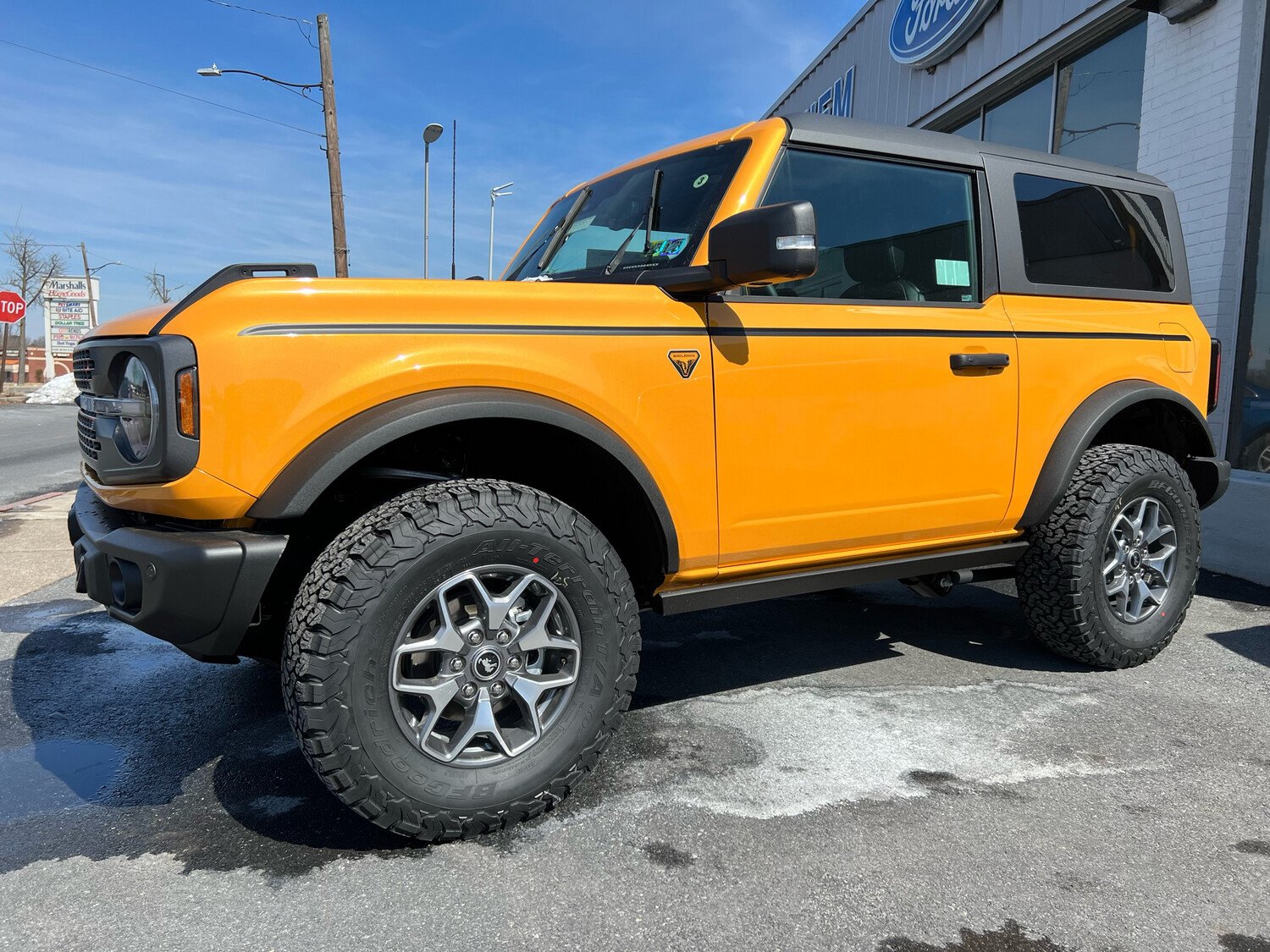 2021-up Ford Bronco UPPER Body Crease Heritage Style Stripe