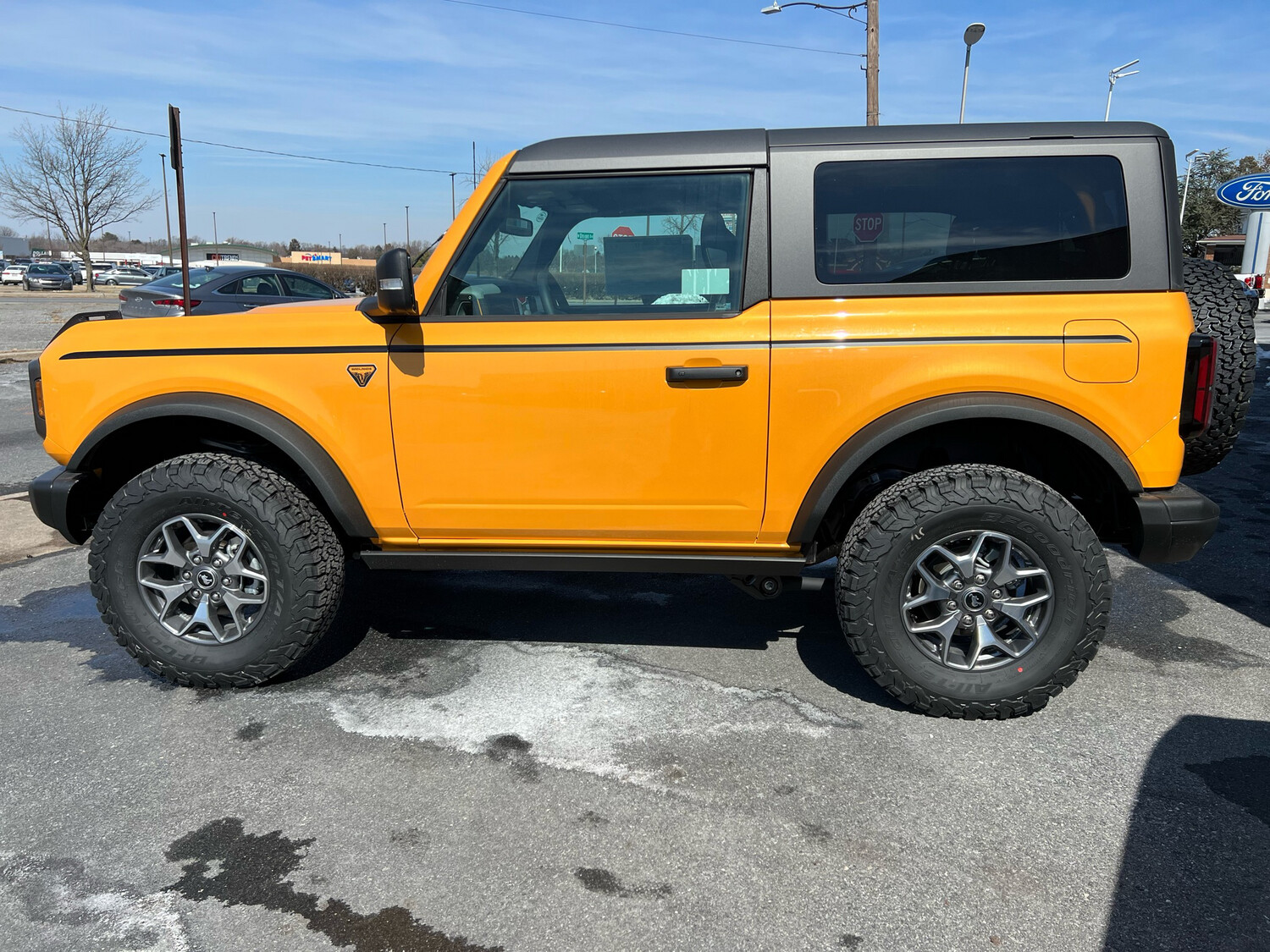 2021-up Ford Bronco UPPER Body Crease Heritage Style Stripe