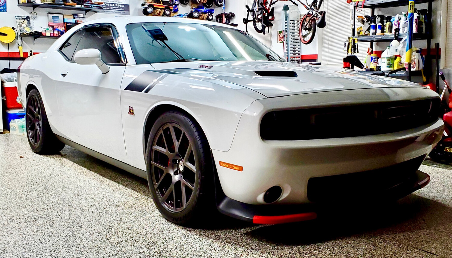 2015 - Up Dodge Challenger Scat Pack Inspired Hood to Fender Stripes