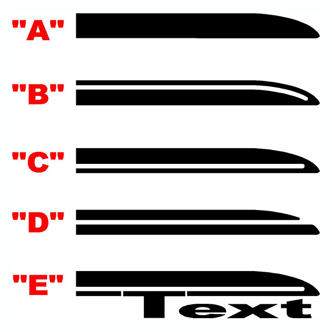 2021-up Ford Bronco UPPER Body Crease Heritage Style Stripe