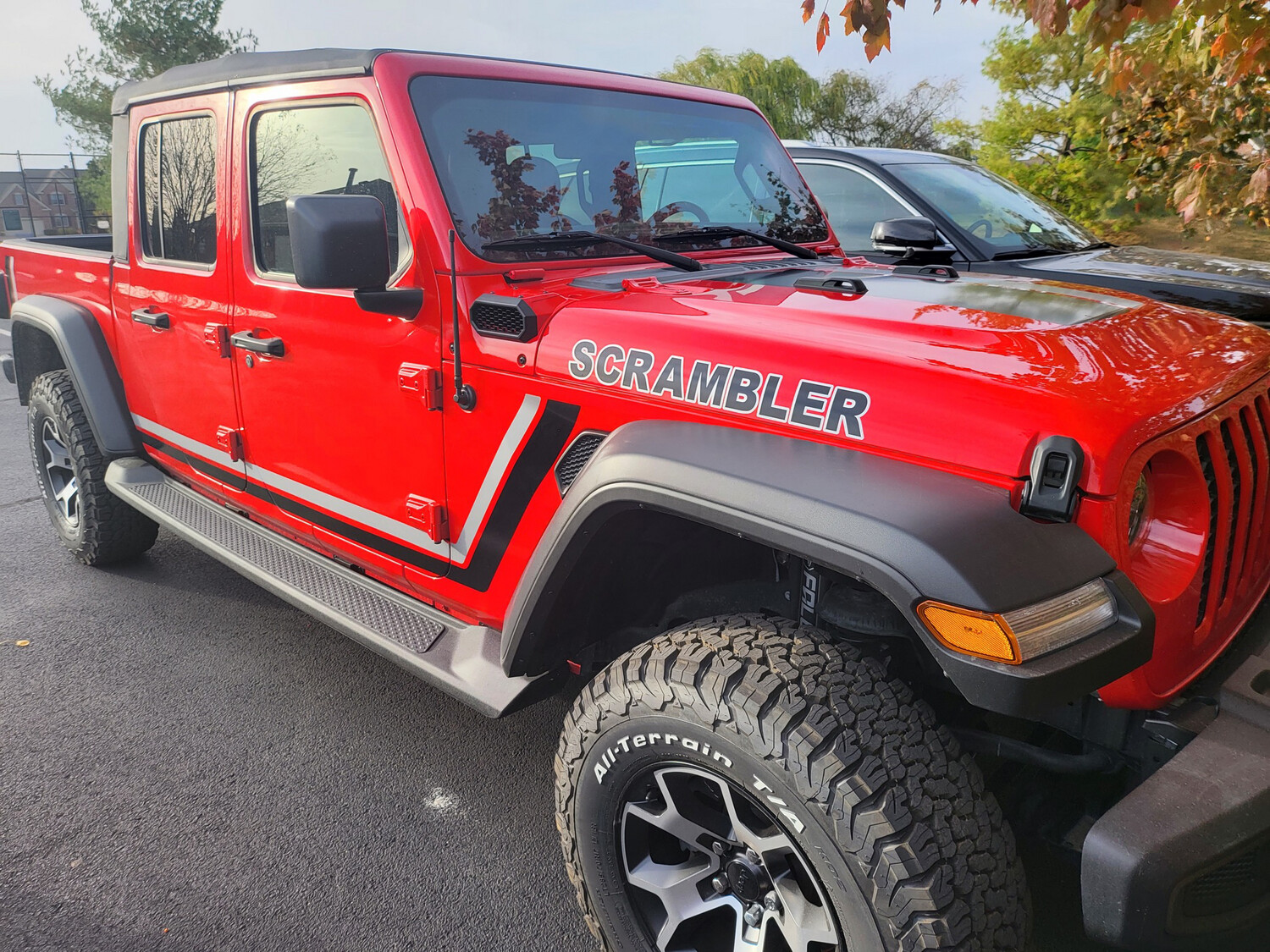 2020 & Up Jeep Gladiator Retro Scrambler Style #1 Side Stripes