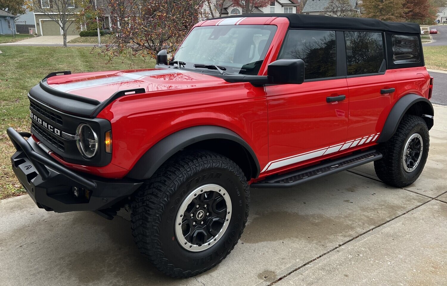 2021-up Ford Bronco Rocker Stripe Side Graphics Kit #3